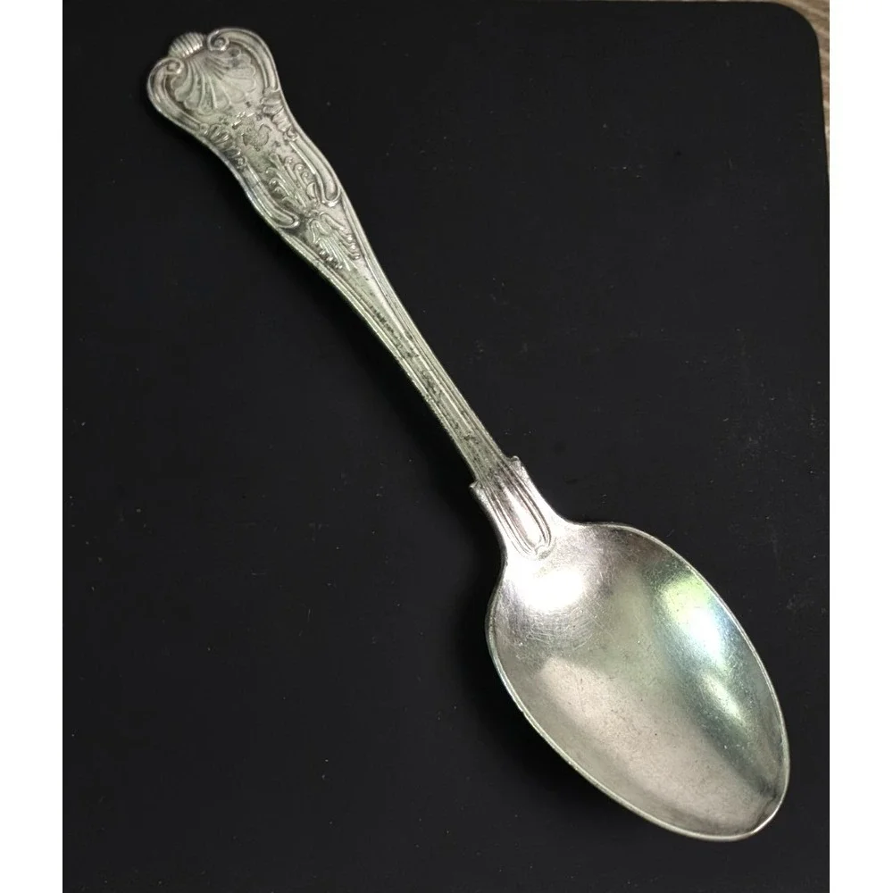USN US NAVY Kings Pattern Soup Spoon 7 1/4